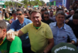 Ex-presidente foi a Ribeirão Preto para a feira da Agrishow e foi recepcionado por apoiadores vestidos de verde e amarelo