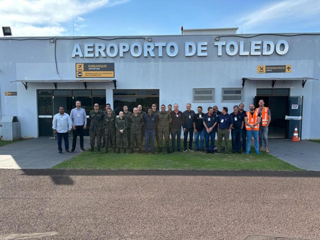 Força Aérea Brasileira realiza vistoria no Aeroporto Municipal de Toledo