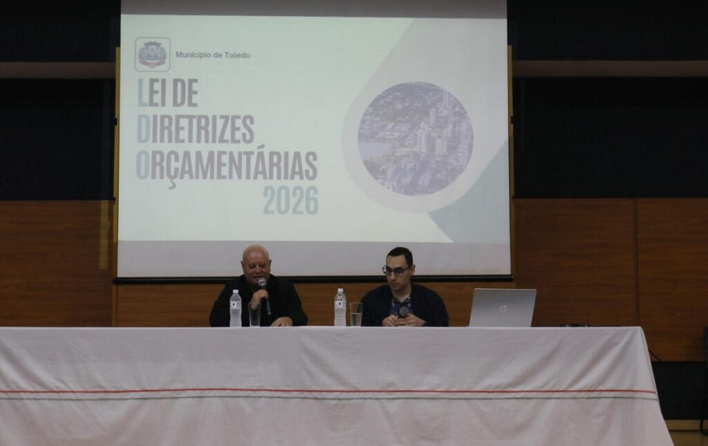 LDO 2026 de Toledo é apresentada em audiência pública